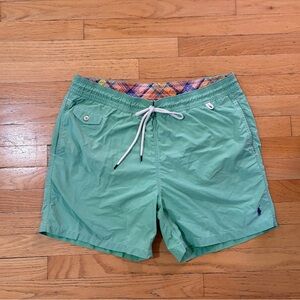 Polo by Ralph Lauren Men's Mint Swim Trunks Size Large